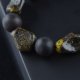 Adults amber necklace polished green nuggets